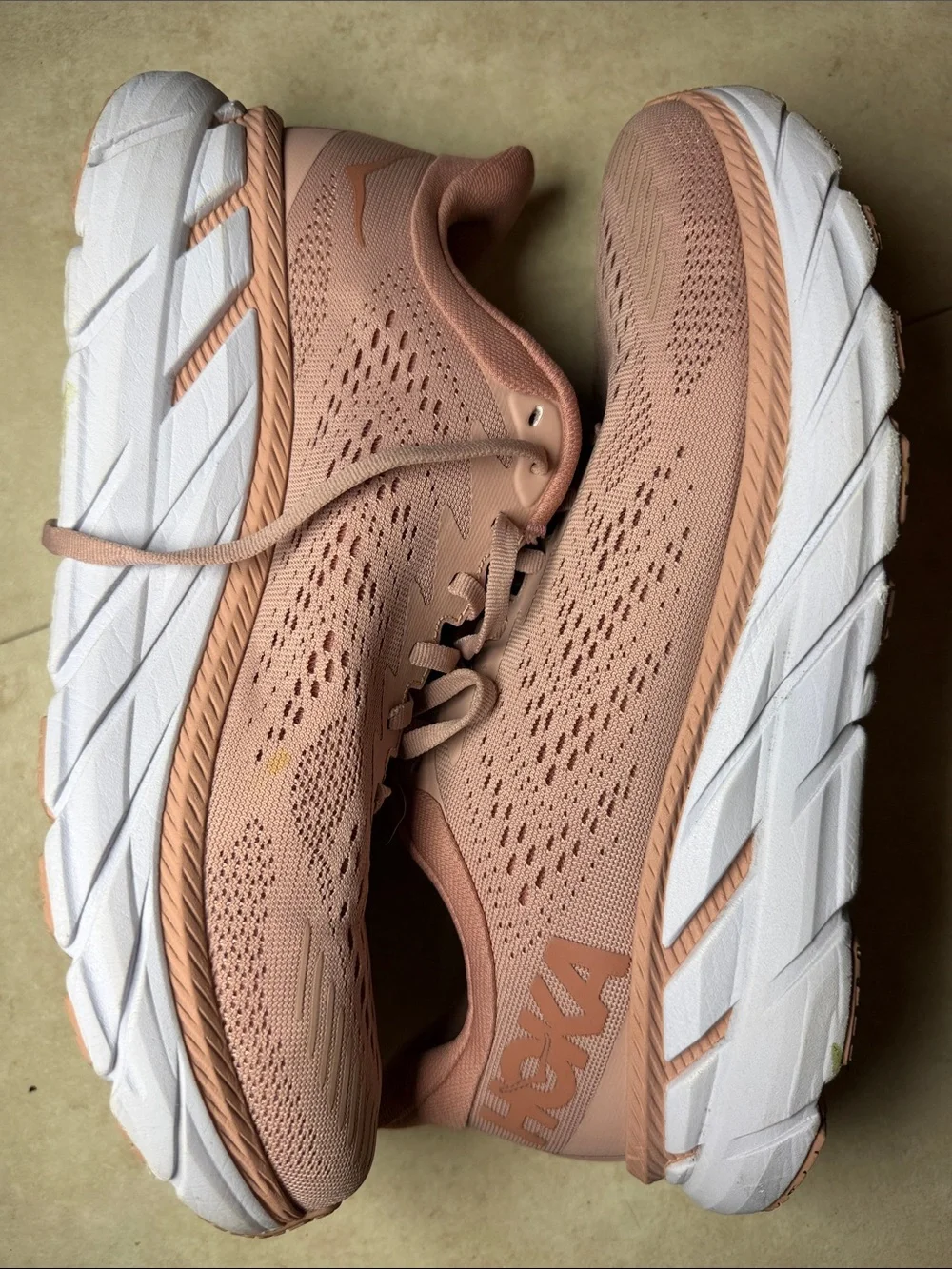 Hoka One One Women's Pink Athletic Running Shoes